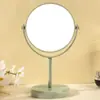 Espejo de Maquillaje con Soporte, Espejo de Aumento de Doble Cara para Puntos Negros, Uso en Salón de Belleza, Tamaños Grande, Mediano y Pequeño, Espejo de Escritorio