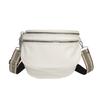 Nova Alça Larga de Ombro Fashion, Bolsa Grande Estilosa, Bolsa de Ombro Casual Simples, Bolsa de Cintura Leve de Cor Sólida para o Dia a Dia, Bolsa Transversal