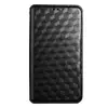Para Celular Samsung Galaxy A24 4G Capa de Couro com Porta-Cartões e Suporte Padrão Lichia Capa Protetora