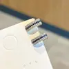 Presilha de Cabelo para Dreadlocks com Strass de Metal para Mulheres Hip-Hop Doce Legal Pequena Presilha 2025 Nova Franja Grampo de Cabelo Lateral Clip para Cabelo