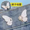 Hebilla de Ajuste de Cintura de Mariposa Hebilla de Ajuste de Talla de Pantalones Herramienta de Ajuste de Cintura Hebilla de Cintura Circunferencia de la Cintura Hebilla de Fijación Elástica