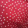Tela de Chifón con Lunares Blancos y Negros de 1.5 mm, Tela para Vestido Opaco Elástico en Cuatro Direcciones con Caída, Tela para Pantalones de Pierna Ancha