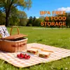 Bolsa de almacenamiento de alimentos PEVA al por mayor, bolsa para sándwich, conservación, refrigerador, snacks, congelador, sello esmerilado EVA