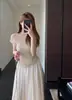 Camiseta Delgada con Textura de Gasa de Burbujas Estilo Francés, Mangas Cortas Volantes, para Mujer, Nueva para Verano 2026