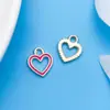 YukuRose Rojo Dibujo Animado Goteo de Aceite Colgante de 30 Piezas Aleación de Zinc Pulsera Hecha a Mano DIY Accesorios para Equipaje