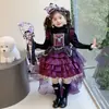 Suéter Versátil Estilo Princesa Súper Lindo Otoño e Invierno 2025 Vestido Suéter de Cumpleaños Estilo Princesa Lolita Falda Tutú