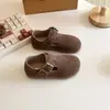Nuevos Zapatos Infantiles Primavera/Otoño Mocasines para Niños Suela Suave Cómodos Zapatos para Gatear Bebé Zapatos de Cuero para Niñas
