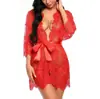 Amazon Europeu e Americano Comércio Exterior Sexy Renda Transparente Malha Sexy Pijama, Camisolas, Roupas de Exterior, Lingerie Sexy Tamanho Grande