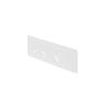 Gancho Adhesivo Fant Transparente Estante de Almacenamiento para Pared de Baño Gancho de Doble Agujero Adhesivo Sin Taladro Paquete de 2