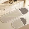 Alfombrilla de Barro de Diatomeas Estilo Simple Baño Cocina Absorbente de Agua Antideslizante Secado Rápido Frotar Puerta Resistente al Desgaste Fácil de Cuidar Goma