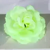 8CM Cabeza de Rosa Venta al por Mayor Diseño de Pared de Flores para Boda Arreglo Floral Verde Halloween Tocado Flor de Tela de Seda Rosa