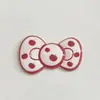 Novos Acessórios de Laço Grande Vermelho Fofo DIY Adorno de Cabeça Grampo de Cabelo Laço de Bolinhas Decoração para Capa de Celular