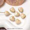 [Cacao de leche de coco] color té con leche cuentas cerámicas pata de gato estrella corazón perrito material para abalorios DIY joyería