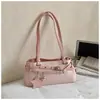 Bolso Retro de Alta Apariencia para Debajo del Brazo para Mujer, Nuevo Modelo Primavera 2026, Bolso de Hombro Casual de Gran Capacidad, Bolso Baguette de Nicho para Viajes Diarios