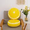 Almohada de fruta creativa para el hogar, sofá, tatami, felpa, sandía, futón con forma, cojín redondo al por mayor