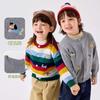 Conjunto Escolar Suéter Cardigan Dudu Home para Niños Colección Primavera Nueva Ropa de Bebé Ropa de Primavera para Niñas Ropa para Niños