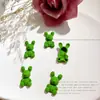 Celebridade da internet fosco fosco acessórios de unha japoneses coelho de desenho animado diy acessórios tridimensionais de liga adorno de cabeça acessórios para roupas