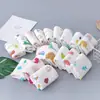 Toalla infantil de gasa de seis capas, toalla infantil de seersucker, toalla pequeña, toalla facial plisada para bebé, toalla facial estampada