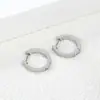 Europa e Estados Unidos INS senso 18K brincos moda metal temperamento vento geométrico aço inoxidável comércio exterior rede celebridade com brincos quentes