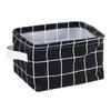 Caixa Organizadora de Mesa para Cosméticos, Miudezas, Lanches, Cesta de Armazenamento, Organizador de Cozinha, Caixa para Gaveta Doméstica, Caixa de Armazenamento de Algodão e Linho