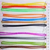 17cm cordão para etiqueta de bagagem corda transparente de PVC corda para pendurar etiqueta de bagagem corda para pendurar etiqueta de bagagem de PVC alça de PVC