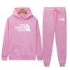 Sudadera con capucha de forro polar para hombre de otoño e invierno Conjunto de sudadera para hombre Traje deportivo casual estampado Fabricante Venta al por mayor
