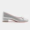 Zapatos de Ballet de Cuero Suave con Punta Cuadrada y Lazo, Boca Baja, Tacón Grueso, Tacones Altos, Estilo Hada, Zapatos de Tacón Medio Franceses para Viajar