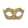 Coleção Nova de Halloween da Amazon Transfronteiriça: linda máscara de meio rosto em couro PVC com padrão de diamante, um acessório de fantasia de festa