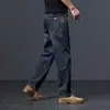 Ropa de Hombre Fengshe / Nueva Colección Primavera y Otoño 2026 Vaqueros Rectos Vintage de Negocios para Hombre, Pantalones Largos Sueltos y Versátiles