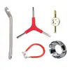 Bicicleta Bicicleta de Montaña Llave de Radios de Alambre Llave de Alambre Juego de Herramientas de Reparación Combinación Accesorios para Bicicleta de Montaña