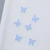 Joias Coloridas Pintadas Artificiais Luminous Butterfly para Nail Art DIY Diamante Fluorescente para Unha Acessórios de Presilha de Cabelo para Unha Usáveis Brincos