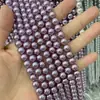 Nanyang Pérola de Concha Roxo Escuro Rosa Contas de Concha Contas de Cristal DIY Artesanal Acessórios de Joias Semi-Acabados Atacado