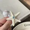 Nuevo y súper lindo clip para el pelo de estrella de mar colorido de verano para mujer, dulce pinza lateral para flequillo, accesorio para el pelo tipo pinza de cocodrilo estilo vacacional