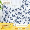 Crepe Duplo Estampado Tecido para Pijama Estampado Floral Tecido para Roupa de Casa Tecido de Gaze para Bebê Tecido para Toalha de Banho