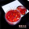 Lentejuelas hexagonales iridiscentes láser de 2.5 mm para manualidades DIY, Polvo de glitter para resina de 80 ml