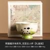 Taza de té con tapa de panda pintada a mano para jugar, tetera de mar, piezas de repuesto para ceremonia del té, juego de té de kung fu de cerámica para el hogar, individual