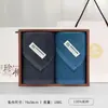 Jialiya Toallas de Algodón Puro Paquete de Dos Caja de Regalo Souvenir Toalla Facial para el Hogar Regalo de Bienestar para Empleados Se Puede Bordar con Logo
