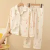 Pijama Infantil para Meninas, Conjunto de Inverno, Veludo Escovado, Quente, Design de Gatinho Preto, para Crianças Maiores, Bebês Meninas, Roupa de Casa