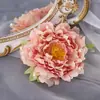 Flor de Peonía Hanfu Adorno para el Cabello Pasador Flor de Seda Antigua Joyería Fresca Accesorios Florales para el Cabello Adorno para el Cabello Pin
