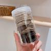 Nuevo 10 cuerdas para el cabello de ala ancha enlatadas anillo de toalla grueso alta elasticidad coleta Jacquard cuerda para la cabeza anillo para el cabello sin costuras