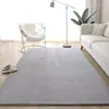 Alfombra nórdica de color sólido simple para sala de estar, tapete para mesa de centro, manta completa para mesita de noche de dormitorio, alfombra gruesa lavable para el hogar