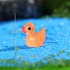 Cor Criativa Pato DIY Acessórios de Joias de Resina Micro Paisagem Pequenos Ornamentos Micro Pequeno Animal Paisagem de Musgo