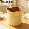Papelera de escritorio multifuncional, cubo escurridor de frutas y verduras para cocina, cesta escurridora de doble capa desmontable, contenedor de almacenamiento y organización