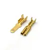 Terminal de Contato de Mola Carcaça Interruptor de Lâmina Conector de Cobre 2,8/4,8/6,3mm Conector Macho/Fêmea de Encaixe