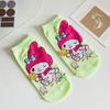 Calcetines cortos de dibujos animados de estilo japonés, finos, transpirables, invisibles, de boca baja, para niñas, bonitos calcetines bajos de estilo universitario para primavera y verano.