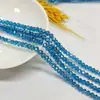 Cuentas Planas de Ábaco de 4 mm Cuentas de Vidrio de Cristal Cuentas de la Rueda de la Fortuna Ropa DIY Cuentas Sueltas Accesorios para el Cabello Accesorios para Bufanda y Collar