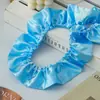 5,5cm Colorido Dupla Camada Cetim Amassado Renda Guipir Flor Trompete para Têxteis Domésticos, Decoração de Casa, Brinquedos, Roupas e Acessórios Decorativos
