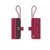 Nueva cápsula de carga rápida transfronteriza KC, cargador portátil con mini cinturón, 5000 mAh