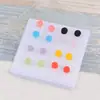 Una Caja de Pendientes de Plástico con Strass para Perforación de Oreja, Adecuados para Hombres y Mujeres, Estilo Coreano, Pendientes Pequeños Elegantes, Joyería para Toda la Oreja, Barras para Oreja 2026