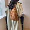 Bolso Bolso Cruzado de Lona para Mujer Estilo Japonés ins Estilo Lazy Combinable Gran Capacidad Estilo Hong Kong Naranja Marca de Moda Portátil Bolso de Pecho